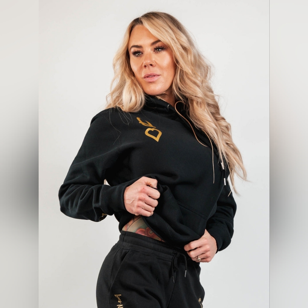 QUEEN Luria Heavyweight Hoodie Obsidian